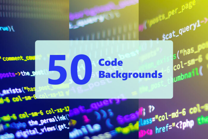50 Code Backgrounds Pack