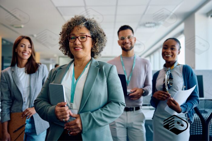 CEO & her team