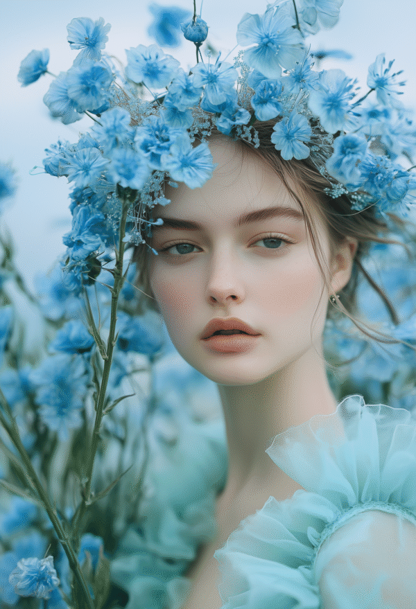 Blue Floral Wedding With Blue Cornflowers